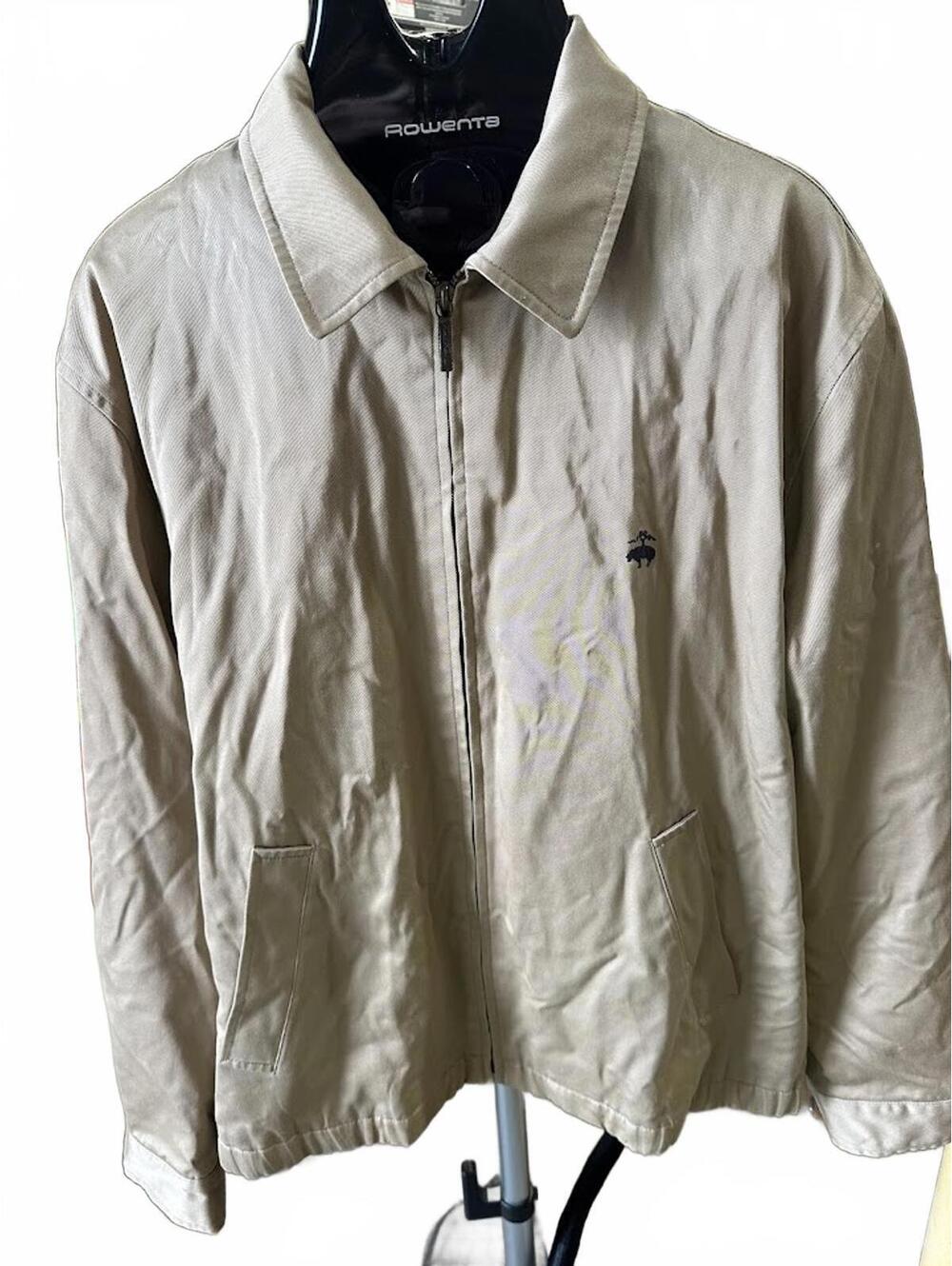 Brooks Brothers Tan Harrington Jacket L